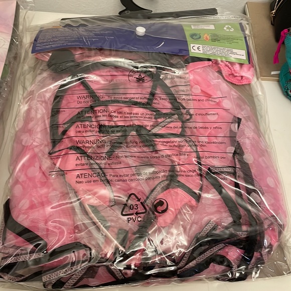 New pink ladybug toddler costume, - Picture 3 of 4